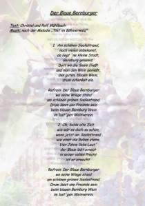 Lied 'Der Blaue Bernburger' 26.10.2008